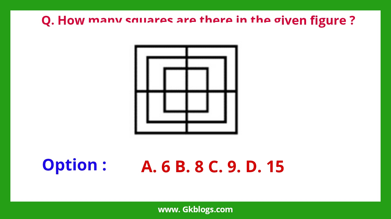 How Many Squares Are There In The Given Figure how-many-squares-whatsapp-puzzle-with-best-answer-how-many-squares